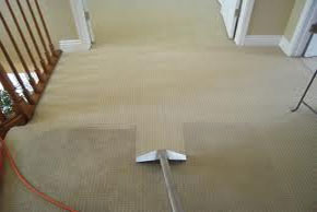 Before and after carpet cleaning